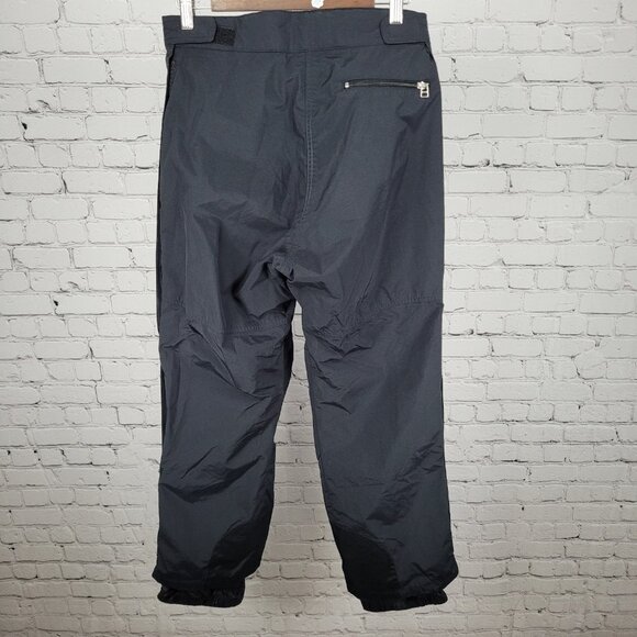 Obermeyer Black Adjustable Waist Zip Pocket Snow Ski Pants Size 10 (31x30) - Picture 2 of 16